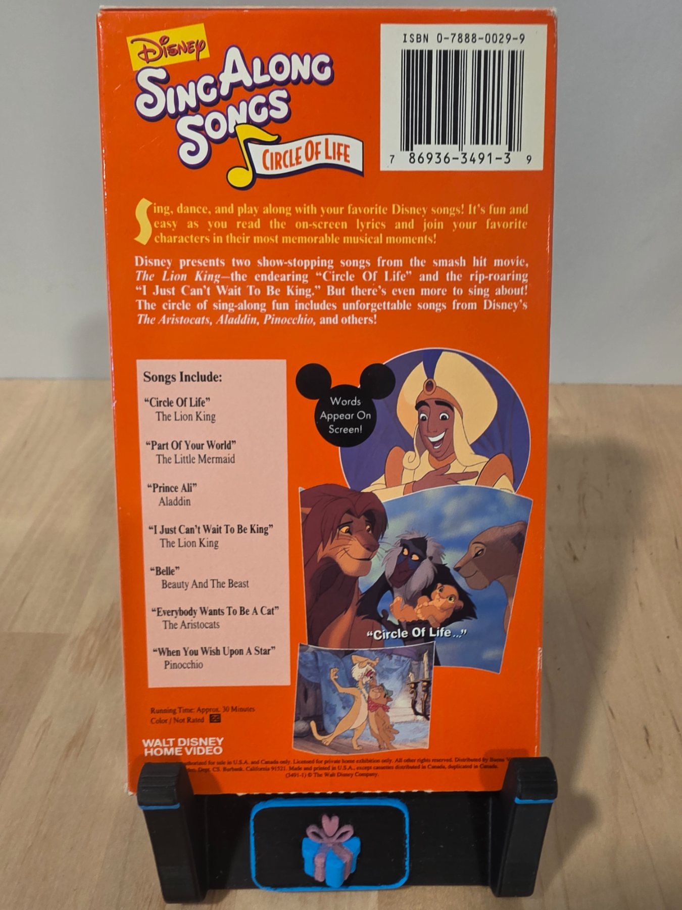 Disney Sing Along Songs The Lion King Circle of Life VHS 1994 - Image 2