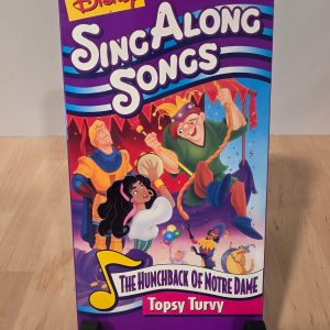 Disney Sing Along Songs Topsy Turvy Hunchback of Notre Dame VHS 1996