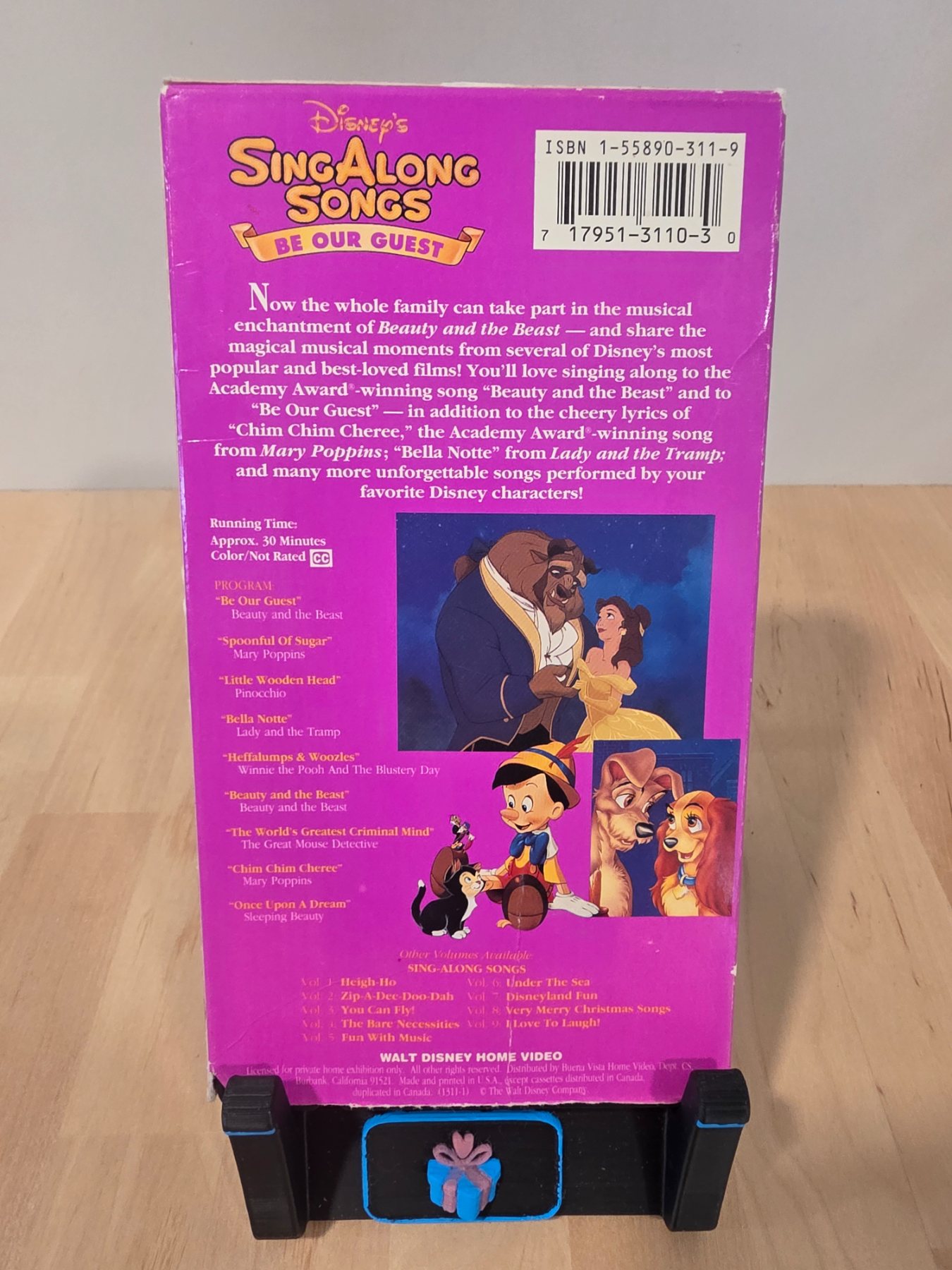 Disney Sing Along Songs Be Our Guest Volume 10 VHS 1992 - Image 2