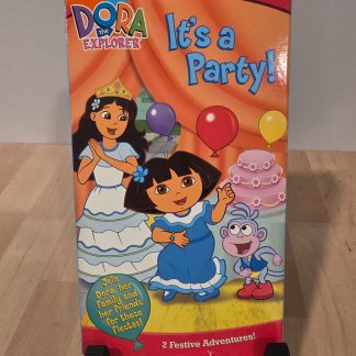 Dora the Explorer It's a Party VHS 2005 Nick Jr 2 Festive Adventures