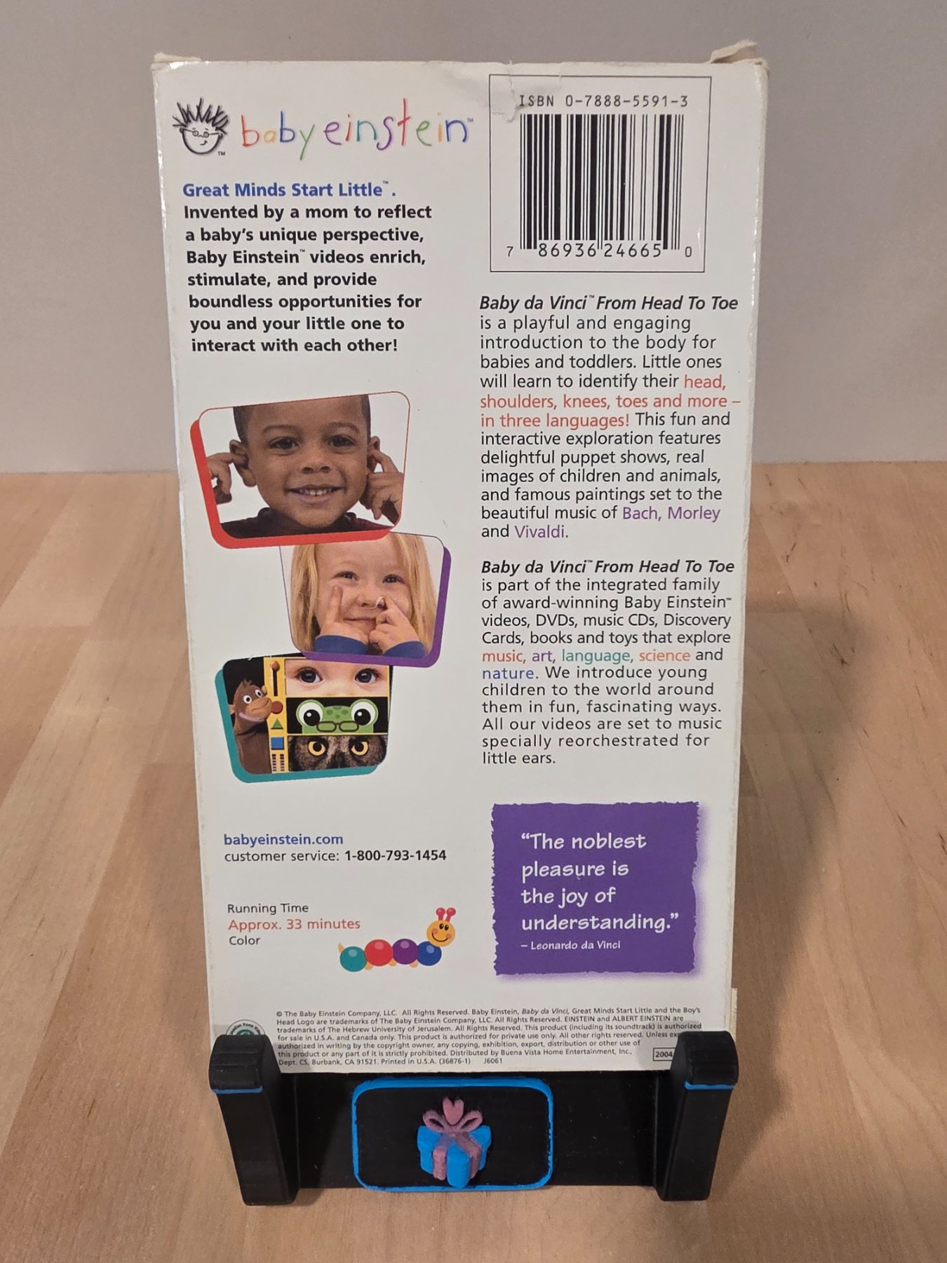 Baby Einstein Baby da Vinci From Head to Toe VHS 2004 Disney - Image 2