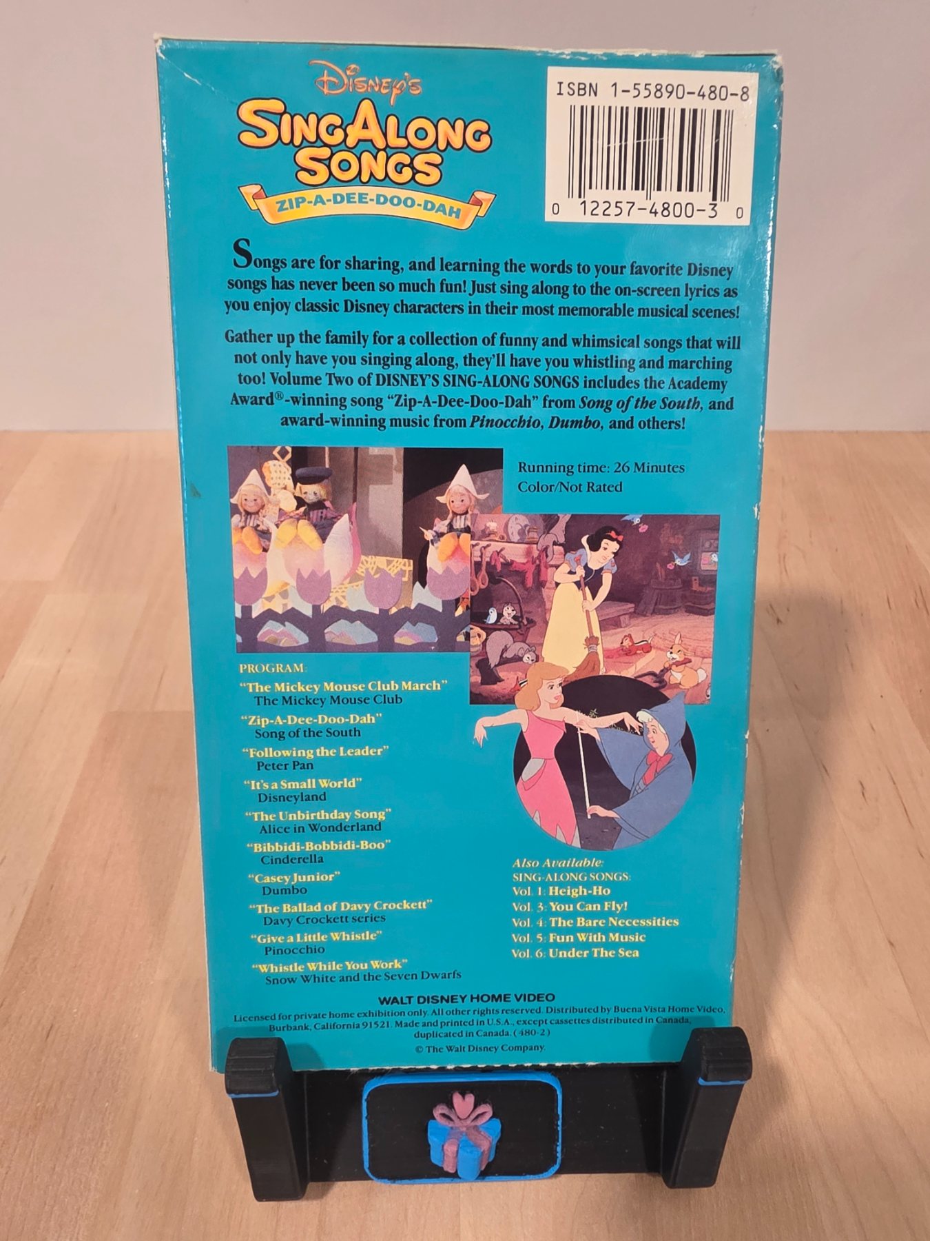 Disney Sing-Along Songs Zip-A-Dee-Doo-Dah Vol 2 VHS 1987 - Image 2