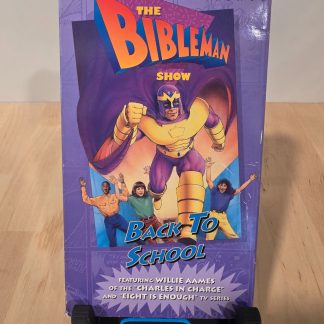 Bibleman Back to School Sleeve w/ Breaking Bonds VHS 1995