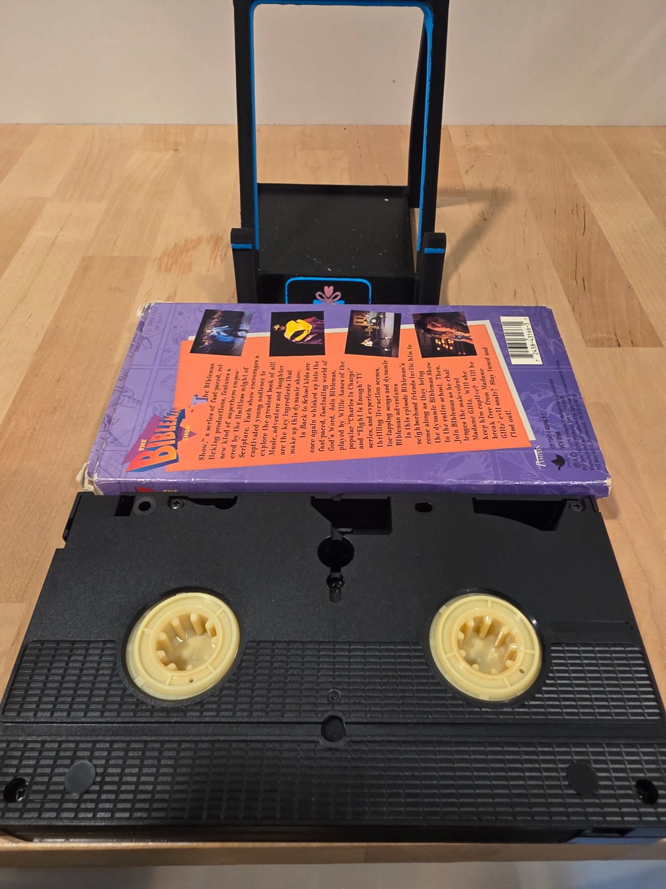Bibleman Back to School Sleeve w/ Breaking Bonds VHS 1995 - Image 4