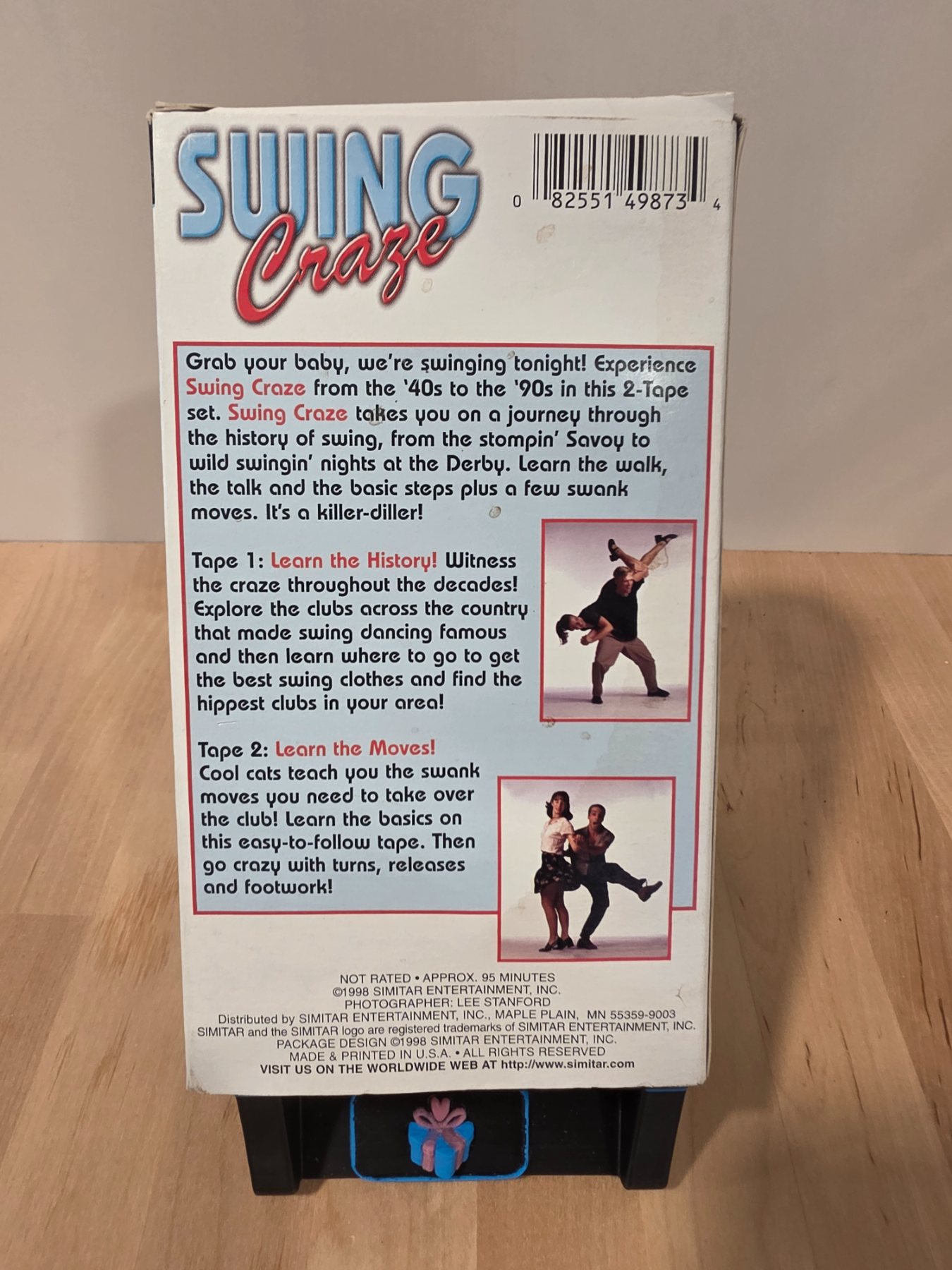 Swing Craze VHS 1998 2-Tape Set Dance Instructional Documentary - Image 2