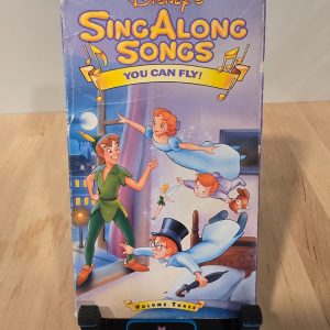 Disney Sing-Along Songs You Can Fly! Volume 3 VHS Peter Pan 1988