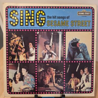 Vintage 1974 Sesame Street Sing The Hit Songs LP CTW 22057 Vinyl