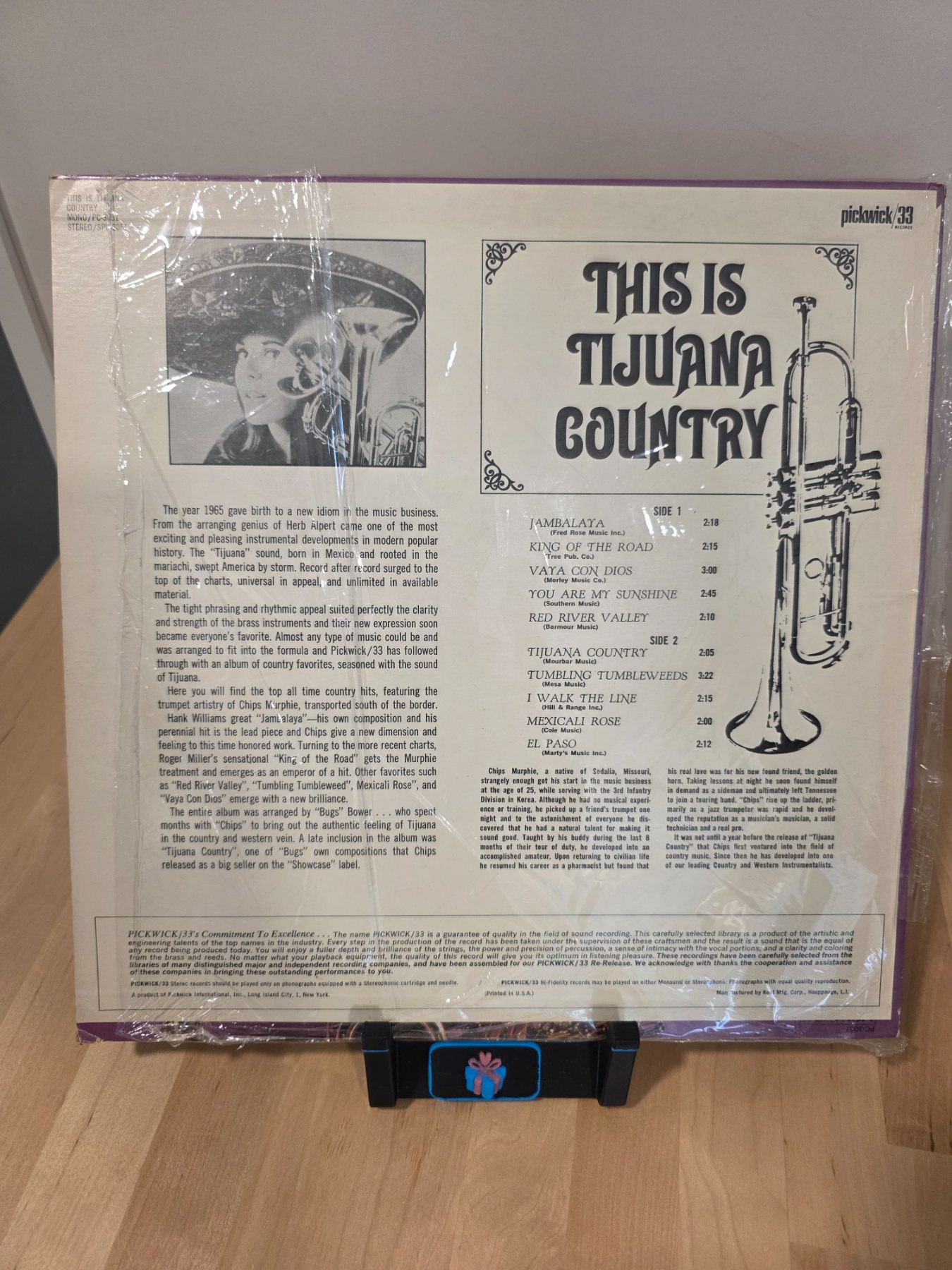Chips Murphie & His Border Brass This Is Tijuana Country LP SPC-3051 - Image 2
