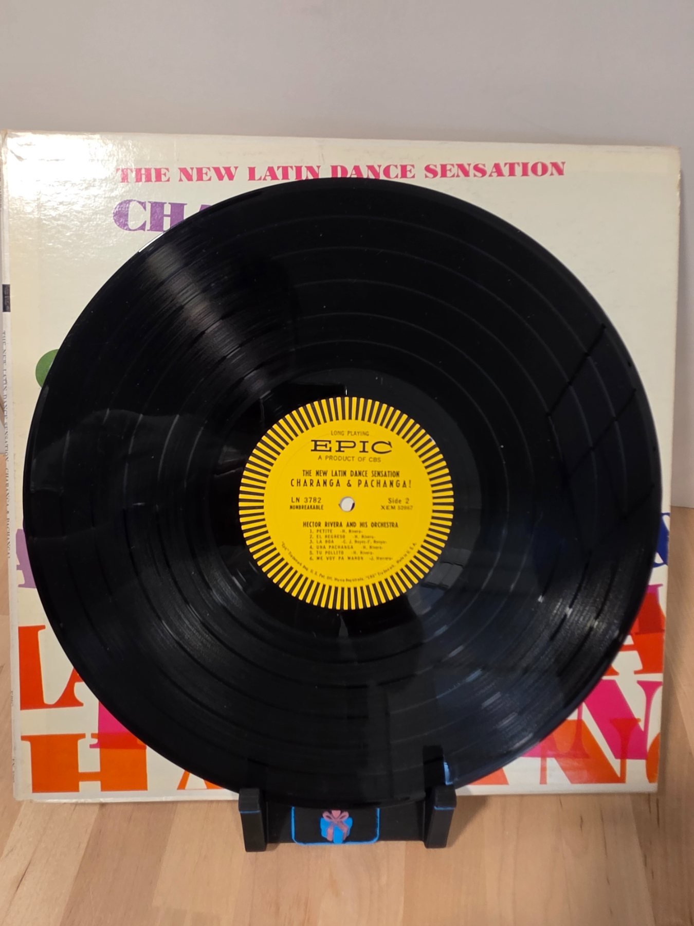 Hector Rivera Charanga & Pachanga LP Epic LN 3782 Latin Vinyl Record - Image 4