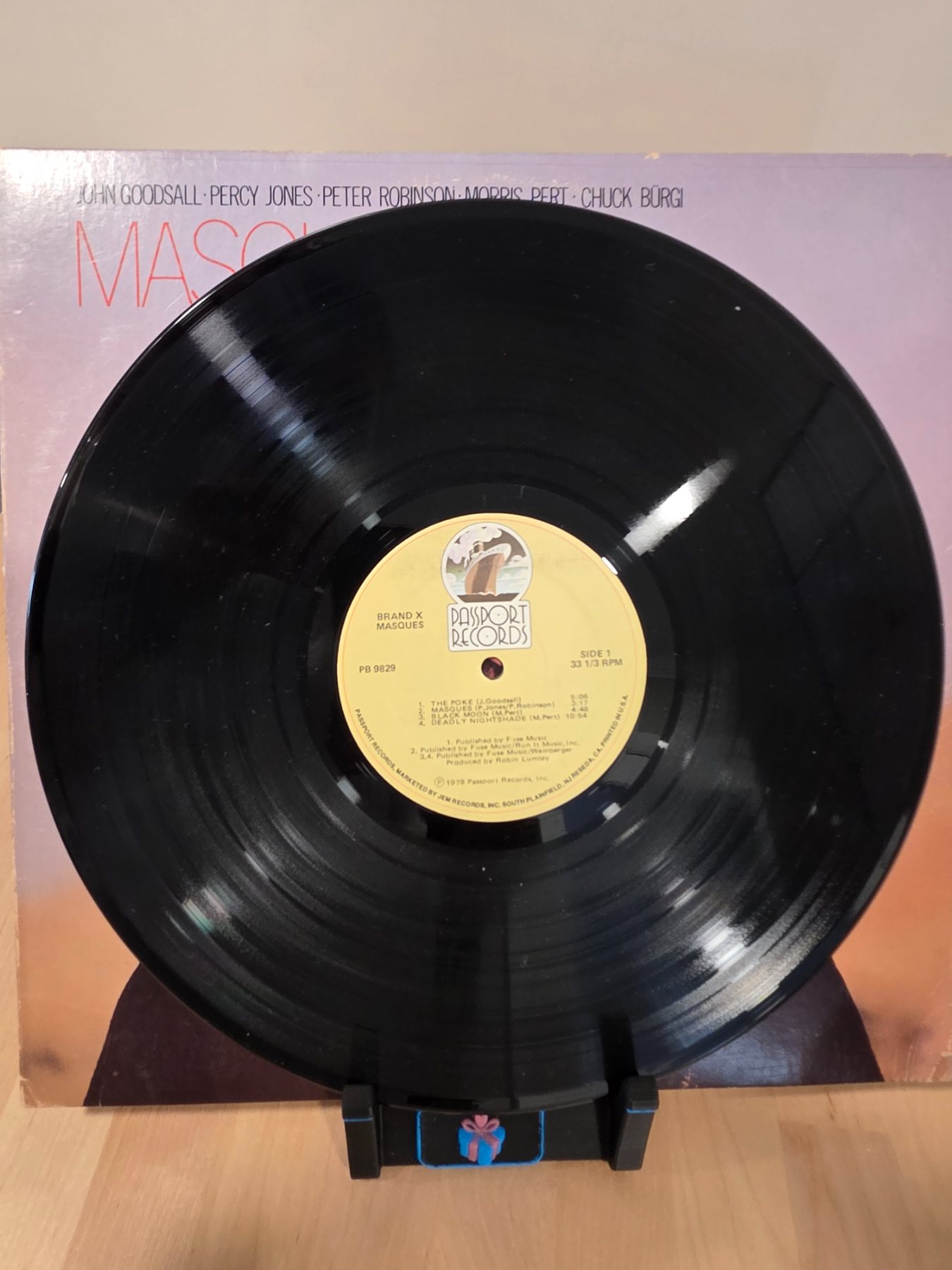 Brand X Masques 1978 Vinyl LP Passport PB 9829 Jazz Rock - Image 4