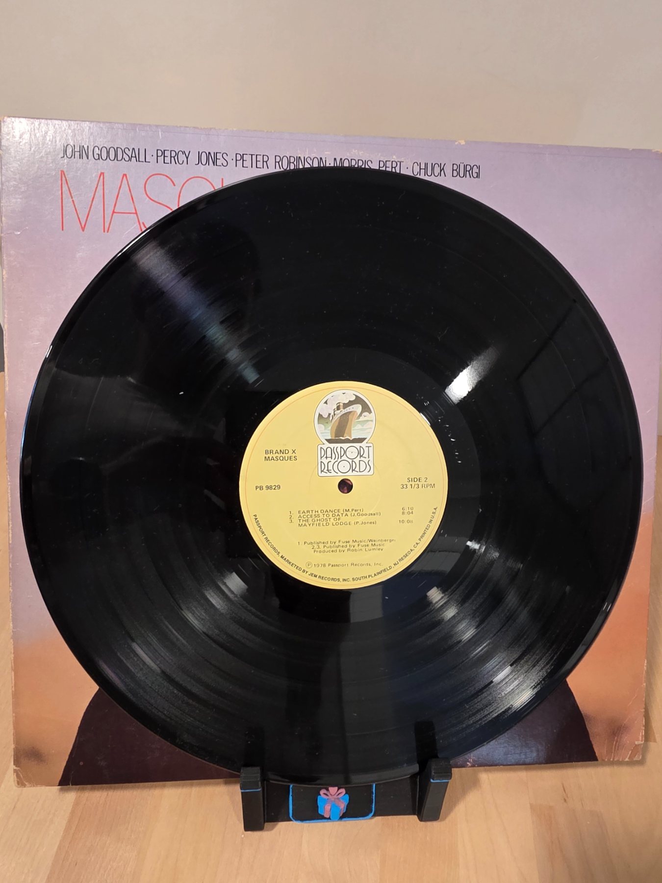 Brand X Masques 1978 Vinyl LP Passport PB 9829 Jazz Rock - Image 5