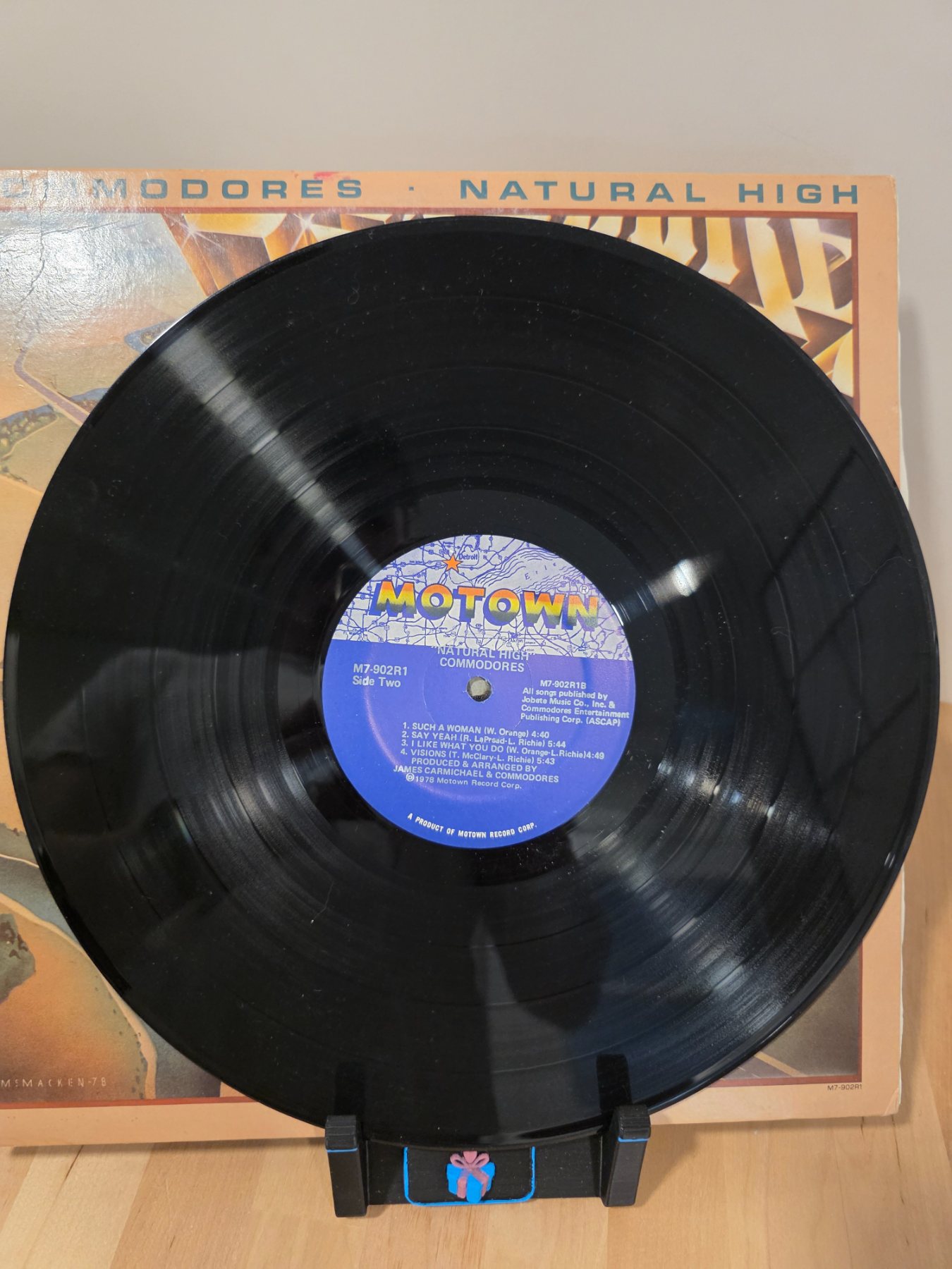 Commodores Natural High 1978 Motown M7-902R1 Vinyl LP - Image 4