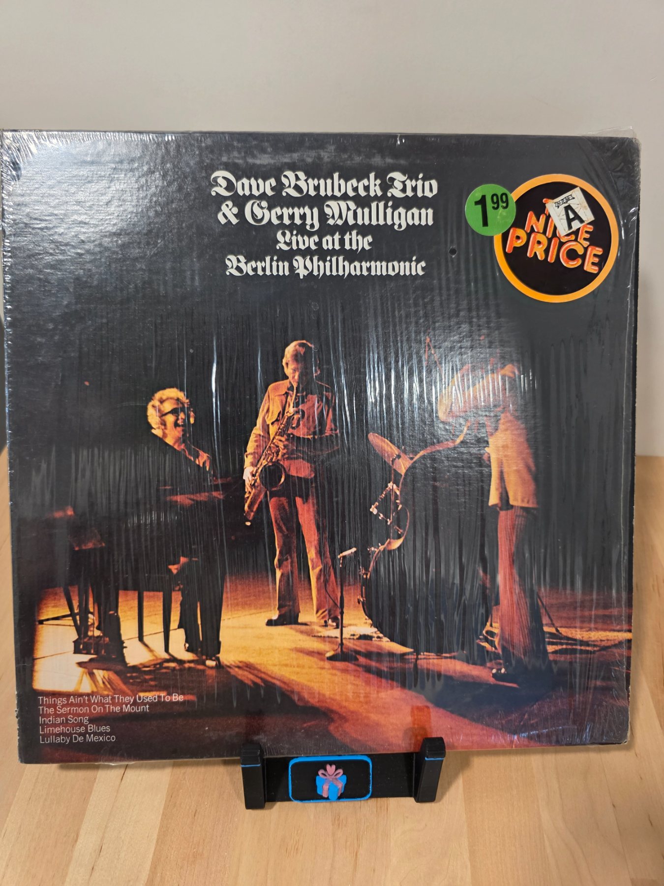 Dave Brubeck Trio & Gerry Mulligan Live at Berlin Philharmonic LP 1973