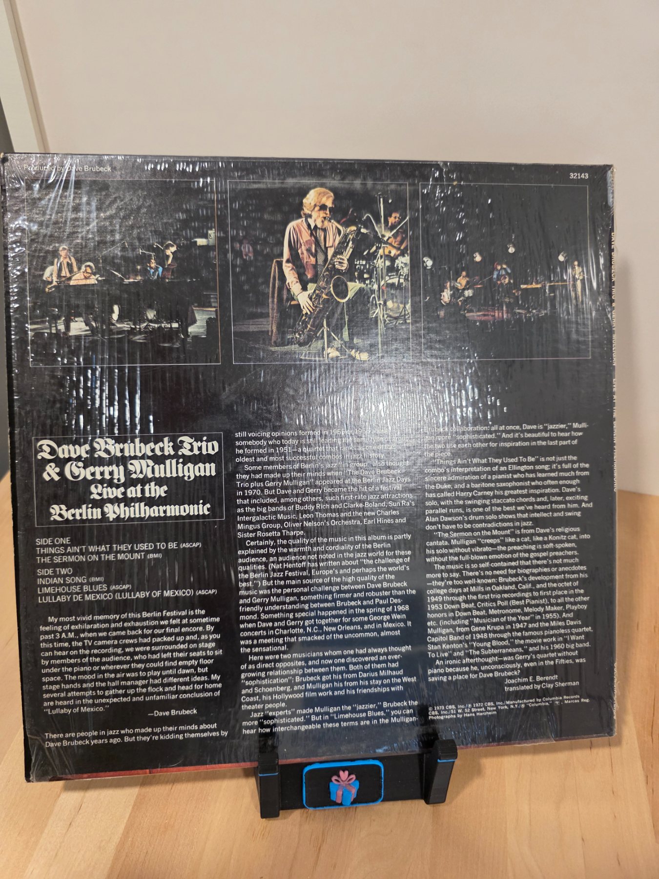 Dave Brubeck Trio & Gerry Mulligan Live at Berlin Philharmonic LP 1973 - Image 2