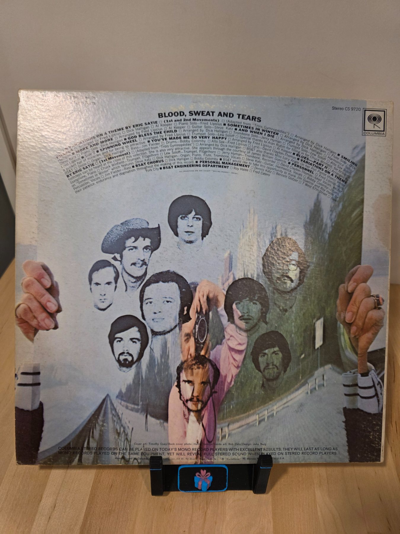 Blood, Sweat & Tears Self-Titled LP Columbia CS 9720 Stereo 1968 - Image 2