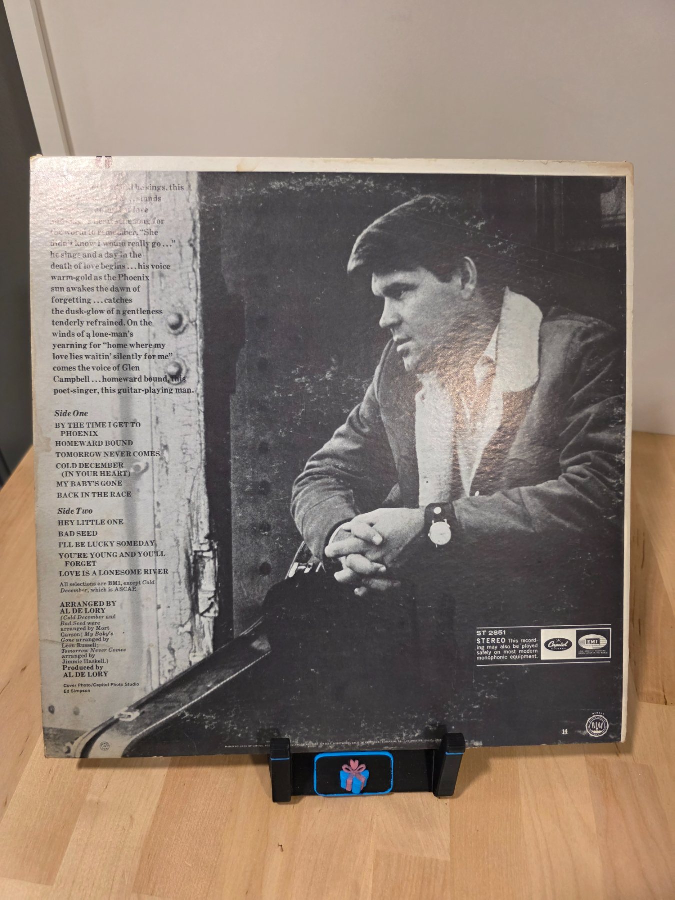 Glen Campbell By the Time I Get to Phoenix Capitol ST-2851 Stereo LP - Image 2