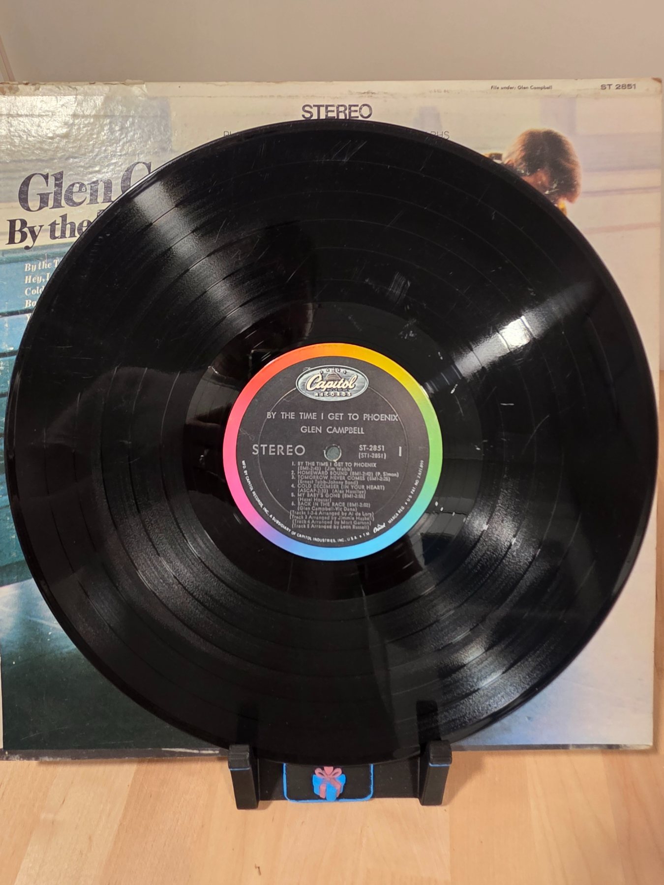 Glen Campbell By the Time I Get to Phoenix Capitol ST-2851 Stereo LP - Image 3