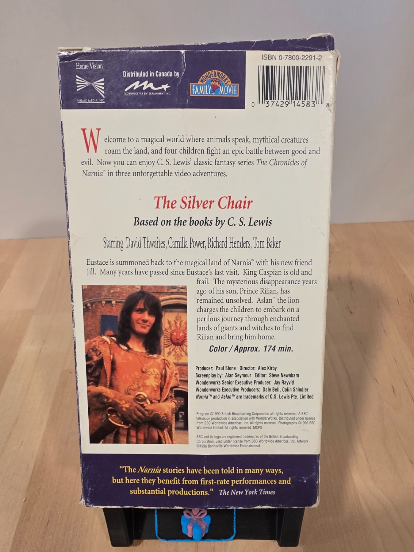 C.S. Lewis Chronicles of Narnia The Silver Chair 2 VHS Tape Set BBC 1990 - Image 2