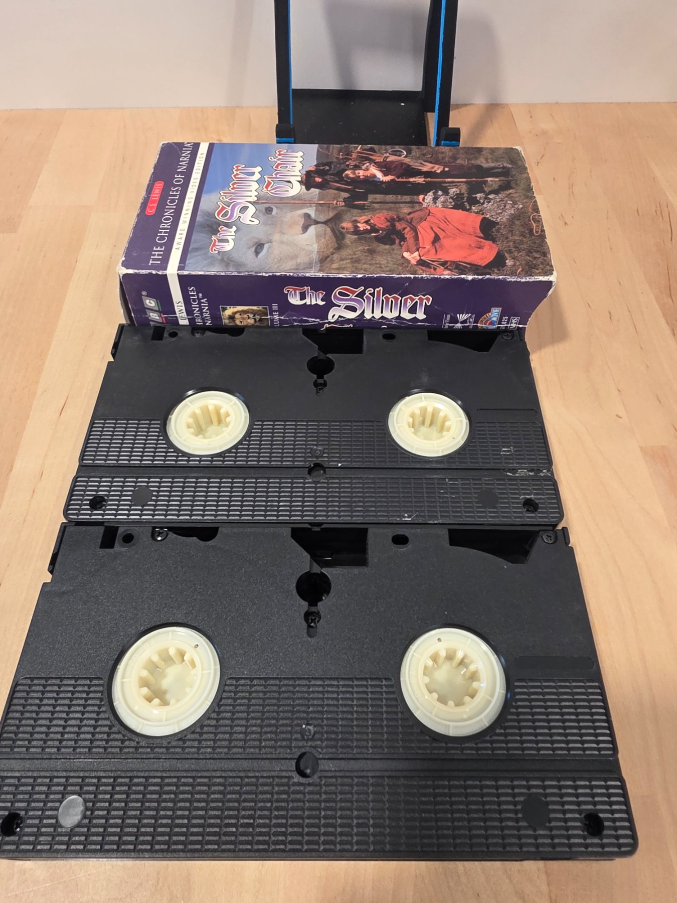 C.S. Lewis Chronicles of Narnia The Silver Chair 2 VHS Tape Set BBC 1990 - Image 4