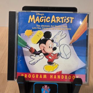 Disney's Magic Artist PC CD-ROM Windows 95 Macintosh 1997 w/ Handbook