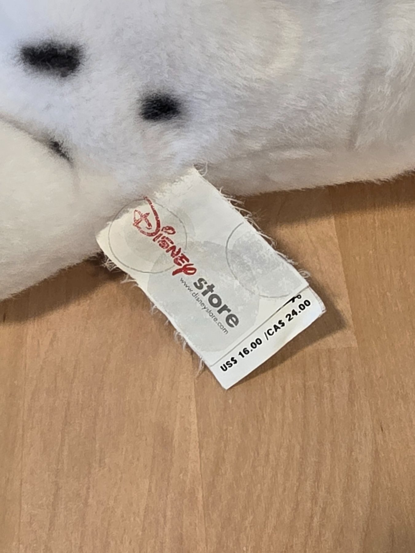 Disney Store 101 Dalmatians Penny 12" Floppy Plush Pink Collar - Image 4