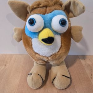 Vintage Peek-A-Boo Toys Furby Fakie Owl Plush Stuffed Animal 8in
