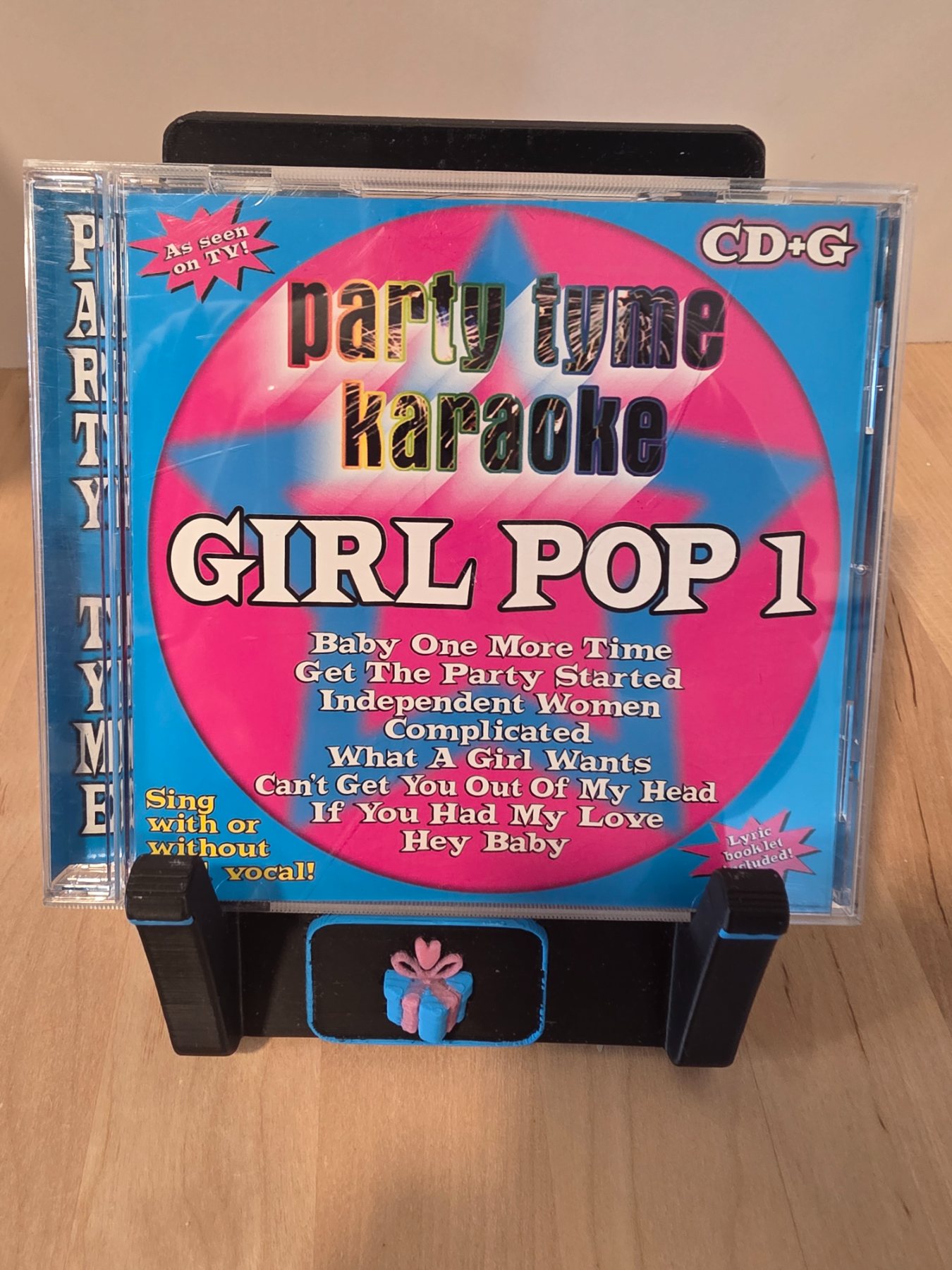 Party Tyme Karaoke Girl Pop 1 CD+G 2003 Sybersound Lyrics Booklet