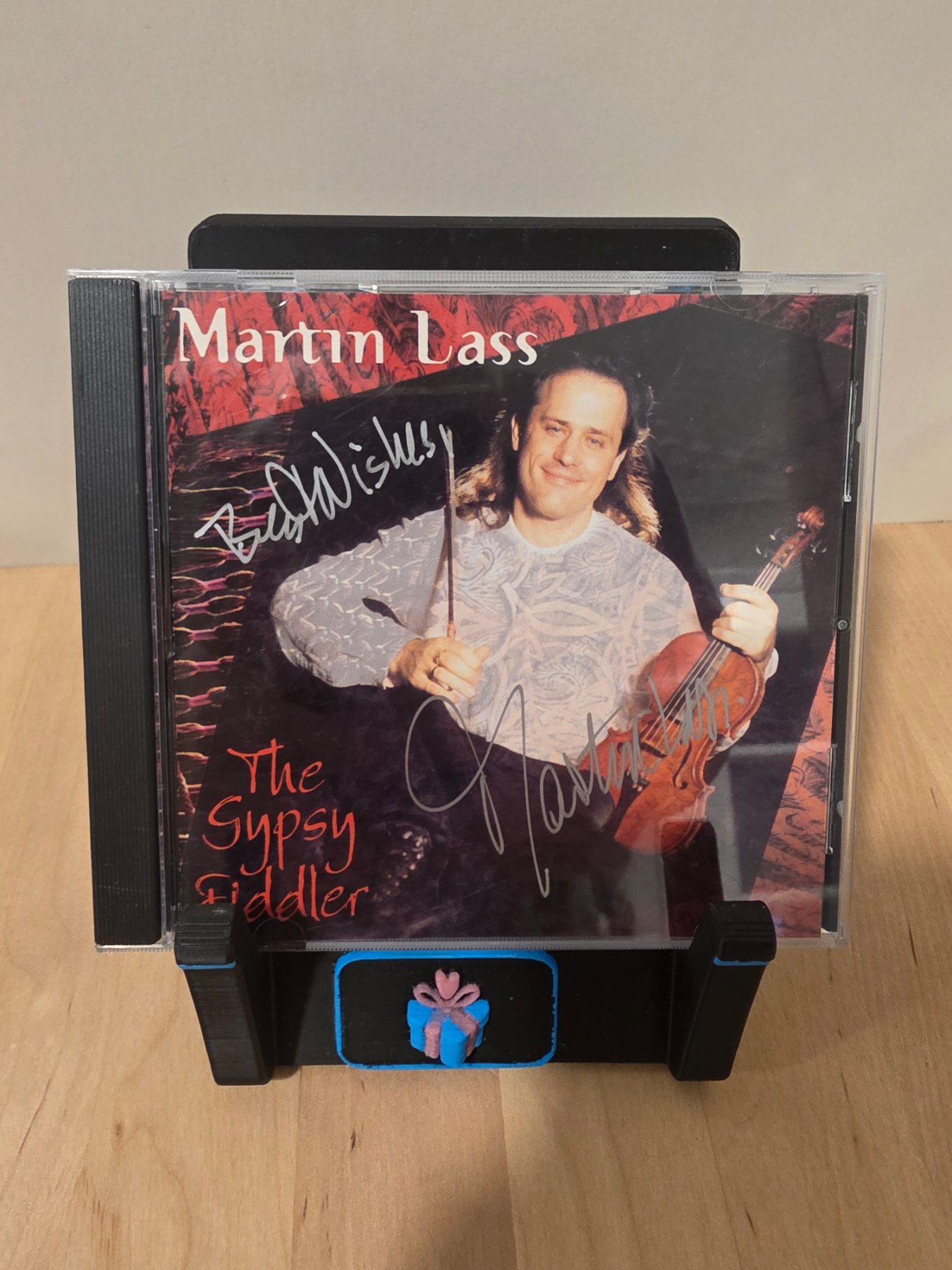 Martin Lass The Gypsy Fiddler CD 1999 Galactic Muse Records Signed