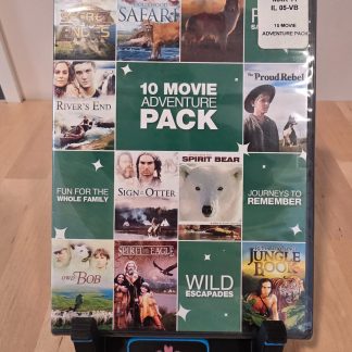 10 Movie Adventure Pack DVD 2011 Echo Bridge Family 2-Disc Set