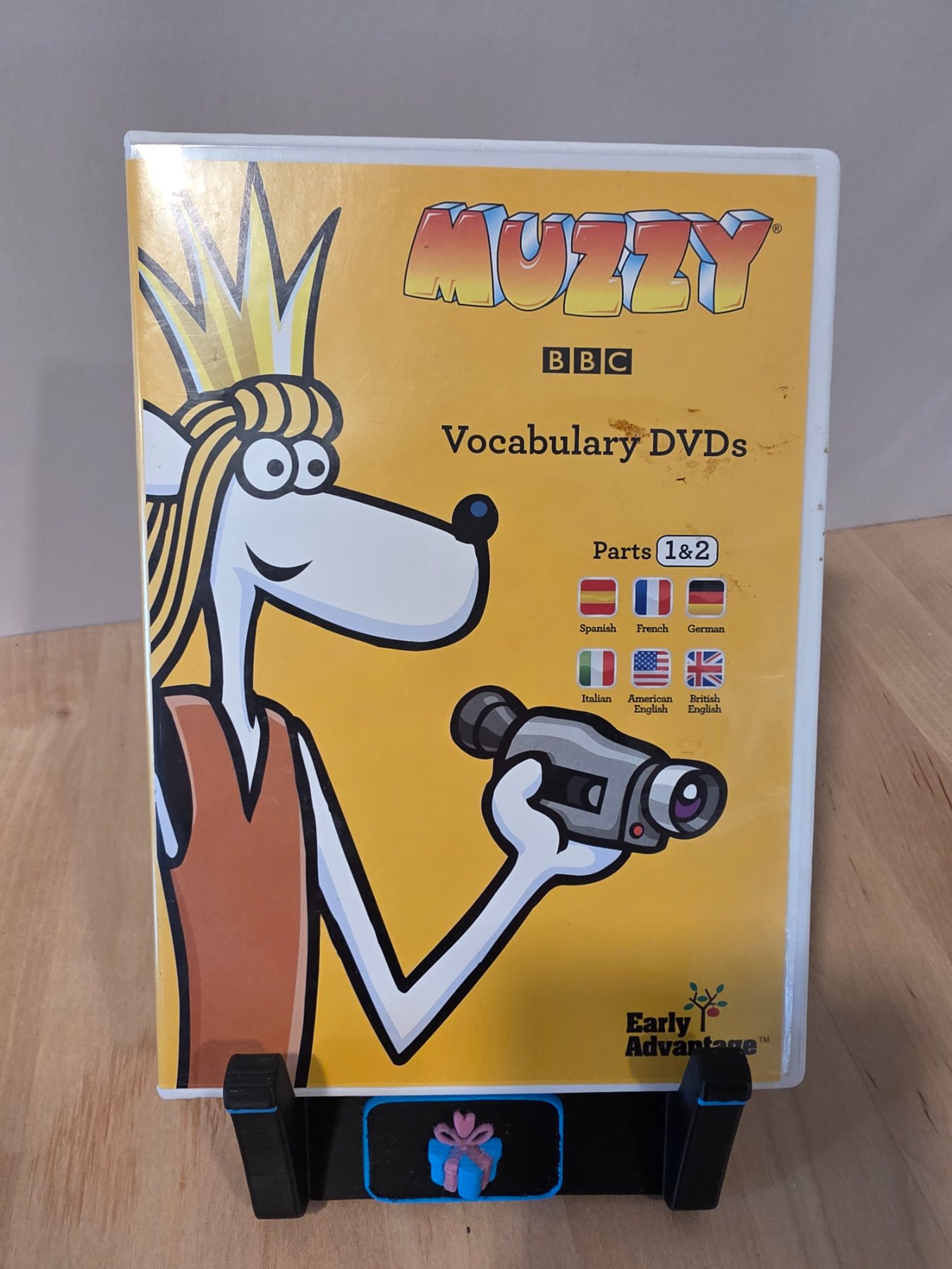 BBC Muzzy Vocabulary DVDs Parts 1 & 2 Multilingual 2-Disc Set