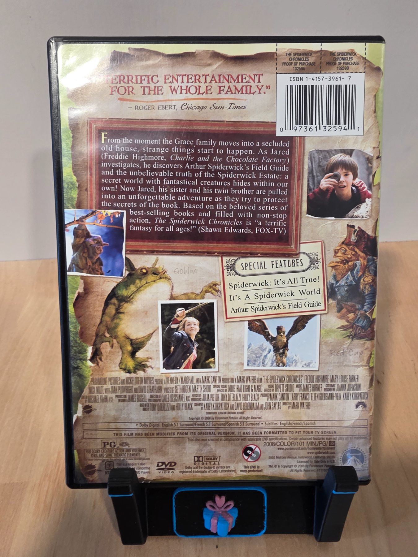 The Spiderwick Chronicles Full Screen DVD 2008 PG Fantasy - Image 2