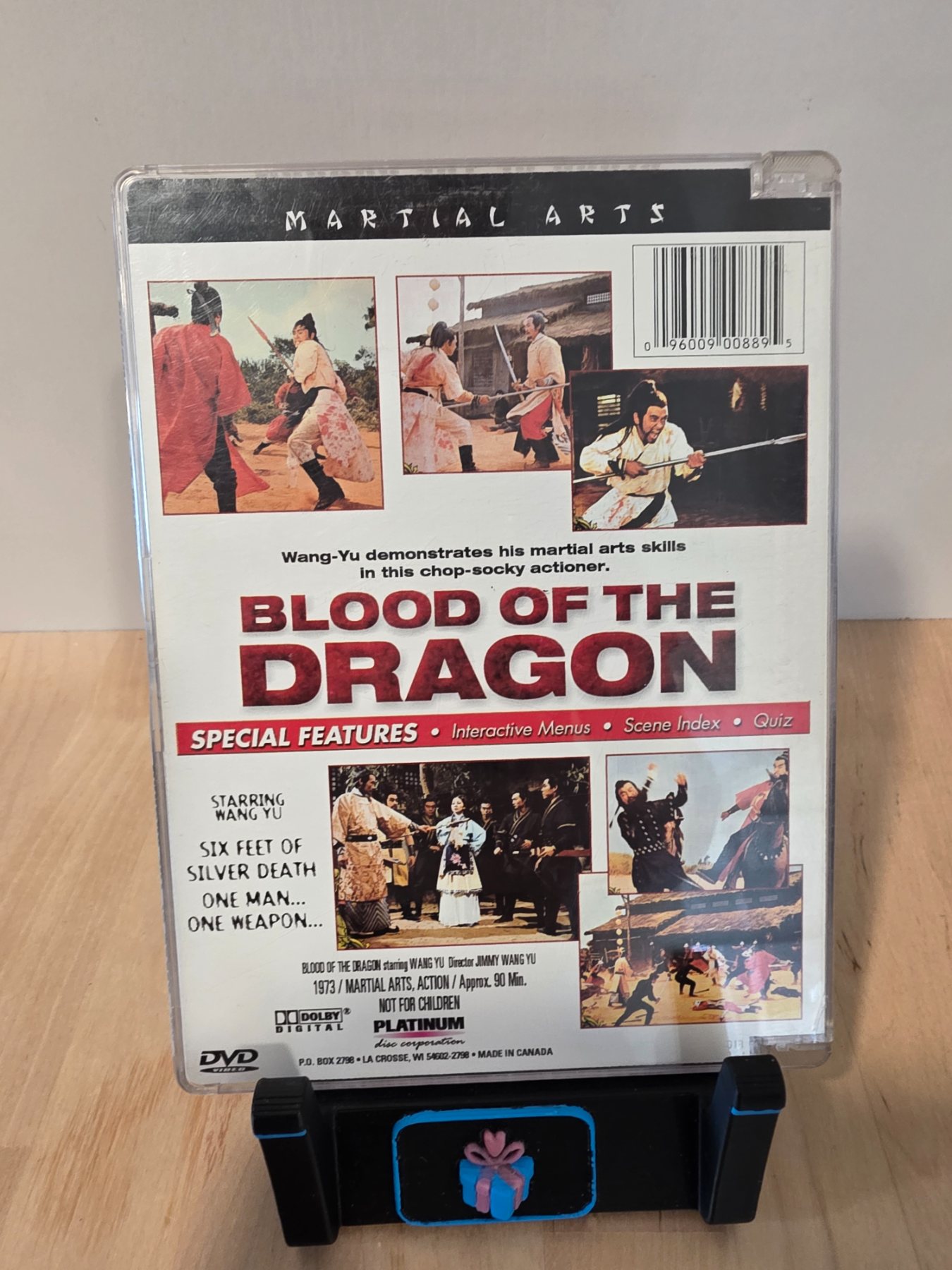 Blood of the Dragon DVD 1973 Martial Arts Action Wang Yu Platinum - Image 2
