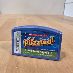 LeapFrog Leapster Scholastic Get Puzzled! K-2nd Grade Ages 5-8 Cartridge
