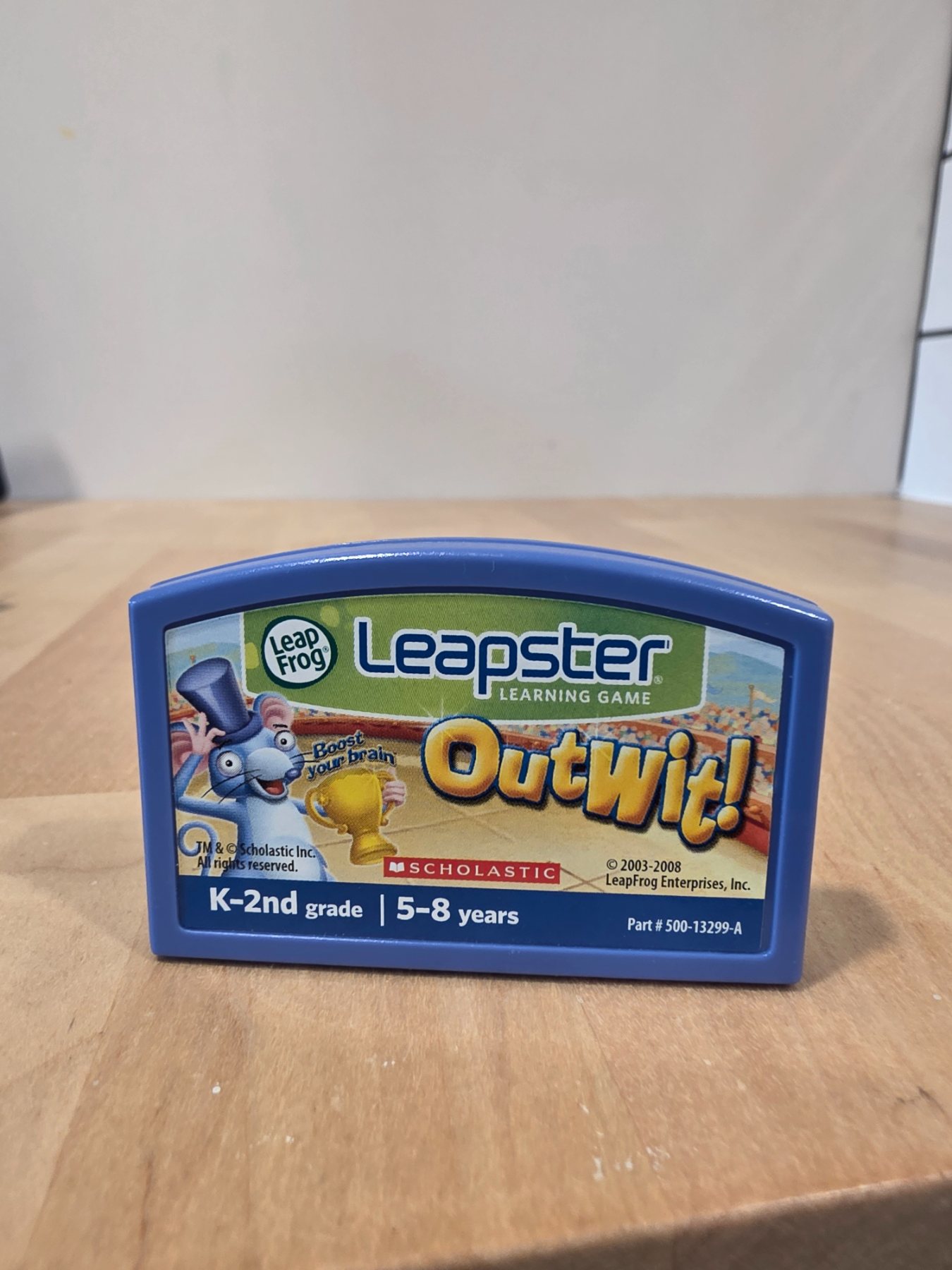 LeapFrog Leapster Outwit! Scholastic Learning Game Cartridge K-2 Ages 5-8