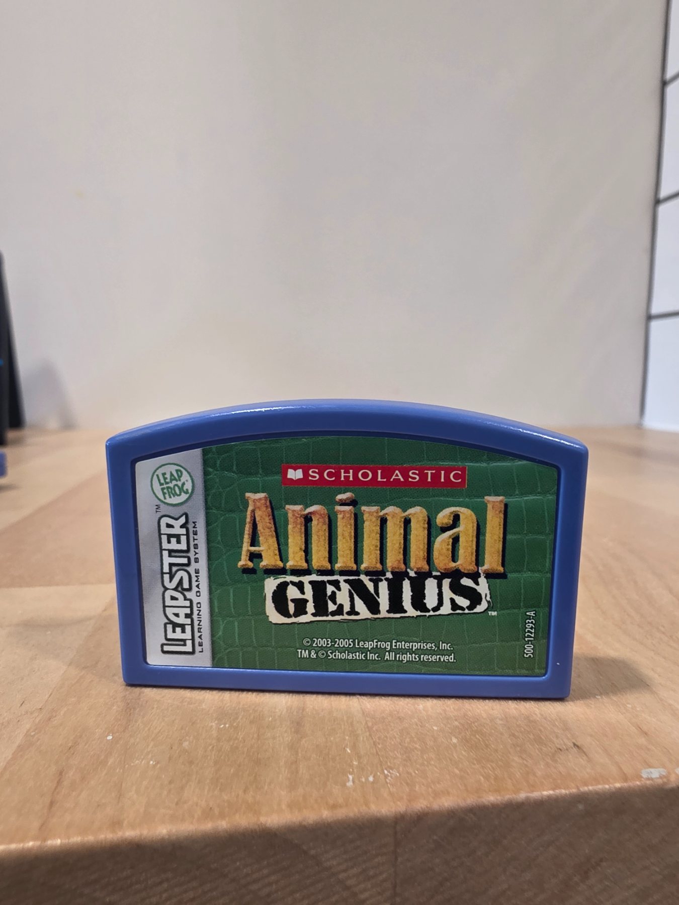 LeapFrog Leapster Scholastic Animal Genius Learning Game Cartridge