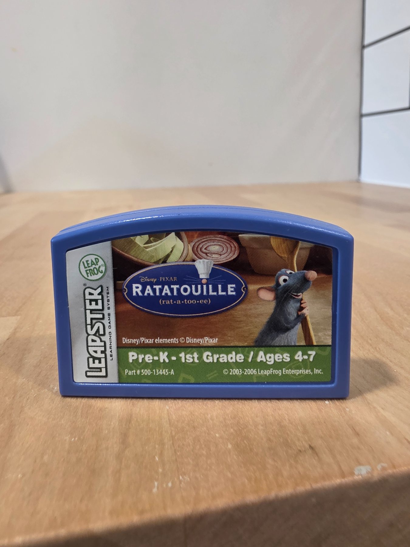 LeapFrog Leapster Disney Pixar Ratatouille Learning Game Ages 4-7