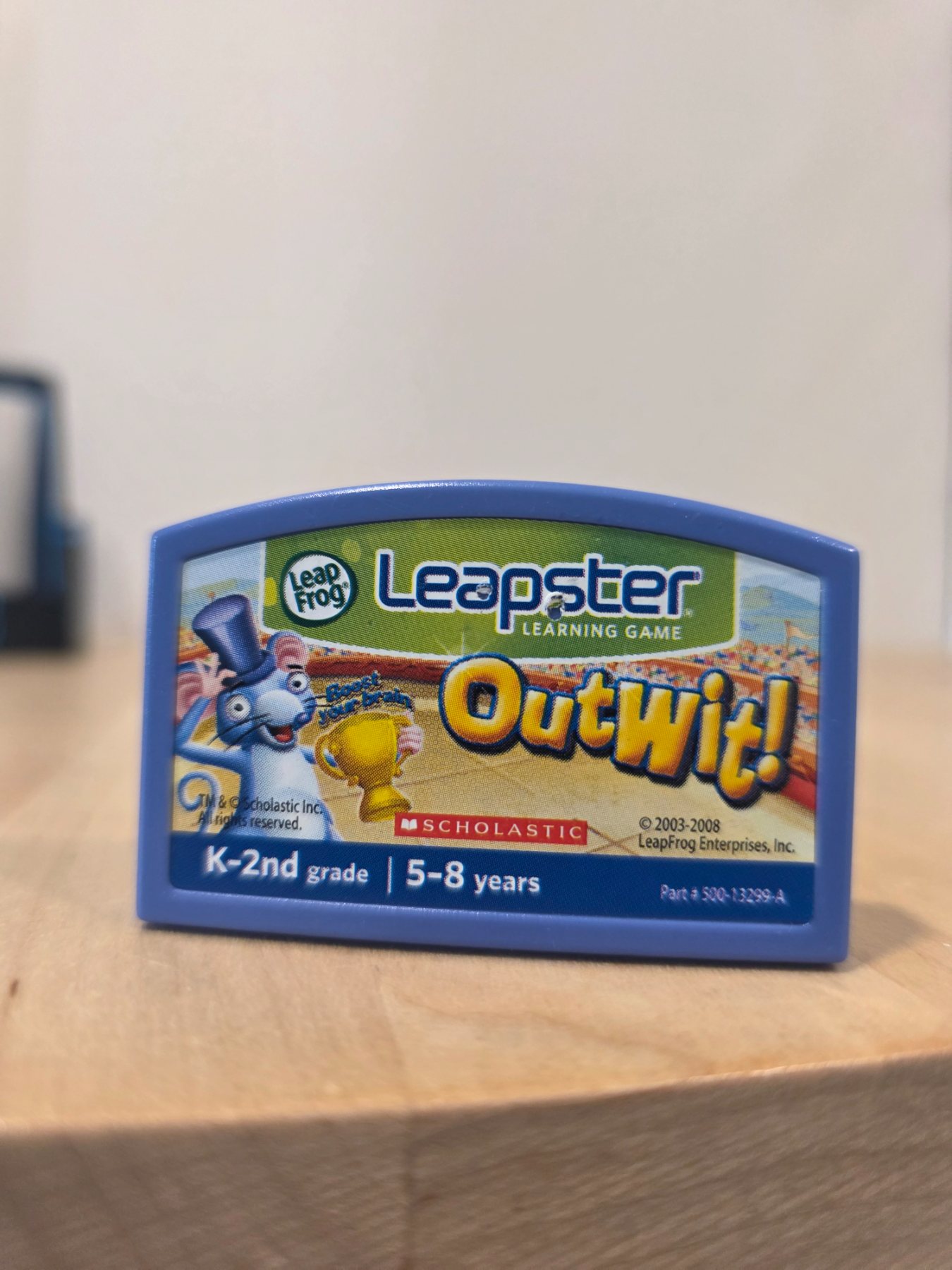 LeapFrog Leapster Outwit! Scholastic Learning Game Cartridge K-2 Ages 5-8