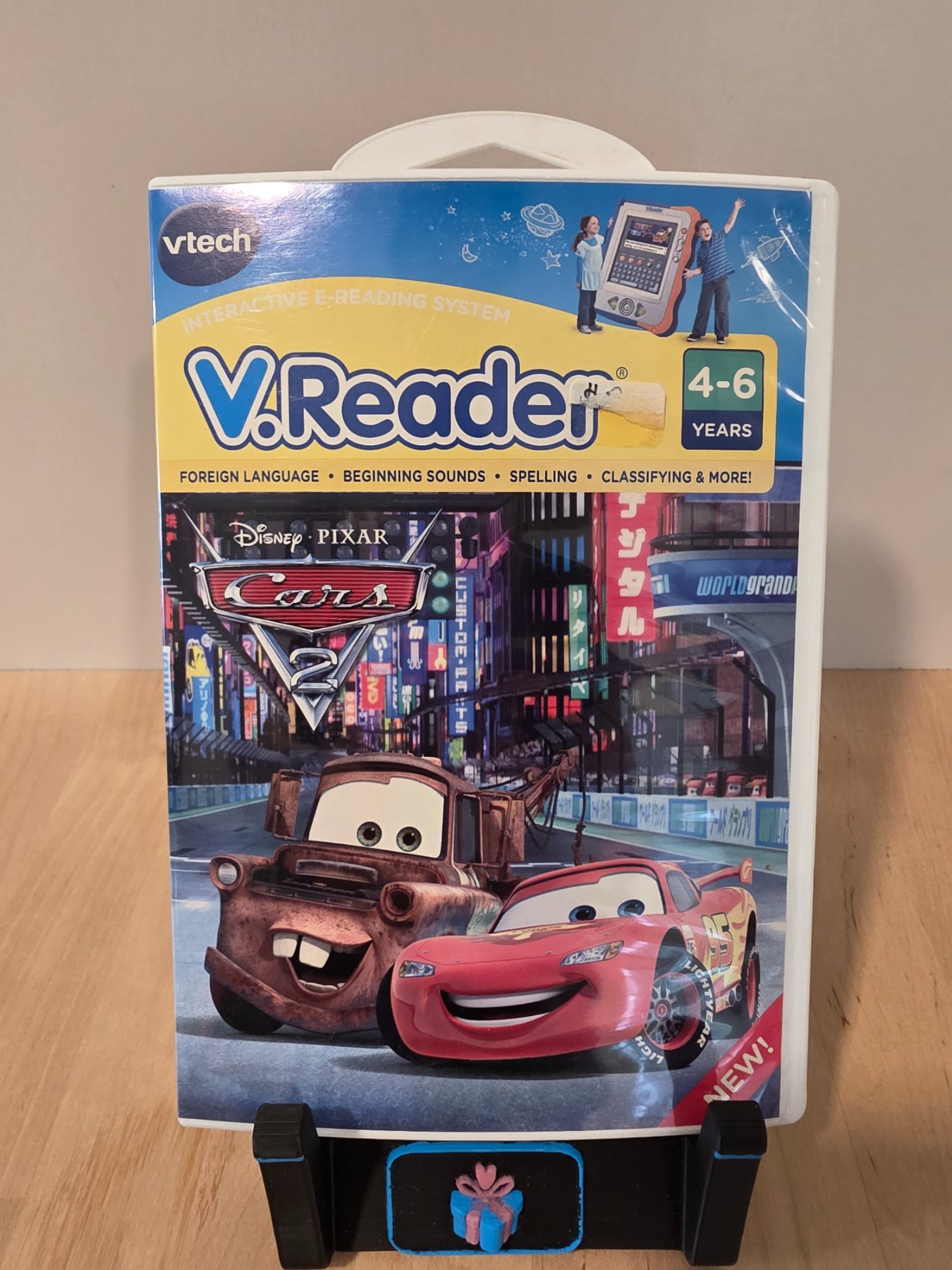 VTech V.Reader Disney Pixar Cars 2 Interactive E-Reading Cartridge Ages 4-6