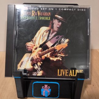 Stevie Ray Vaughan & Double Trouble Live Alive CD 1986 Epic