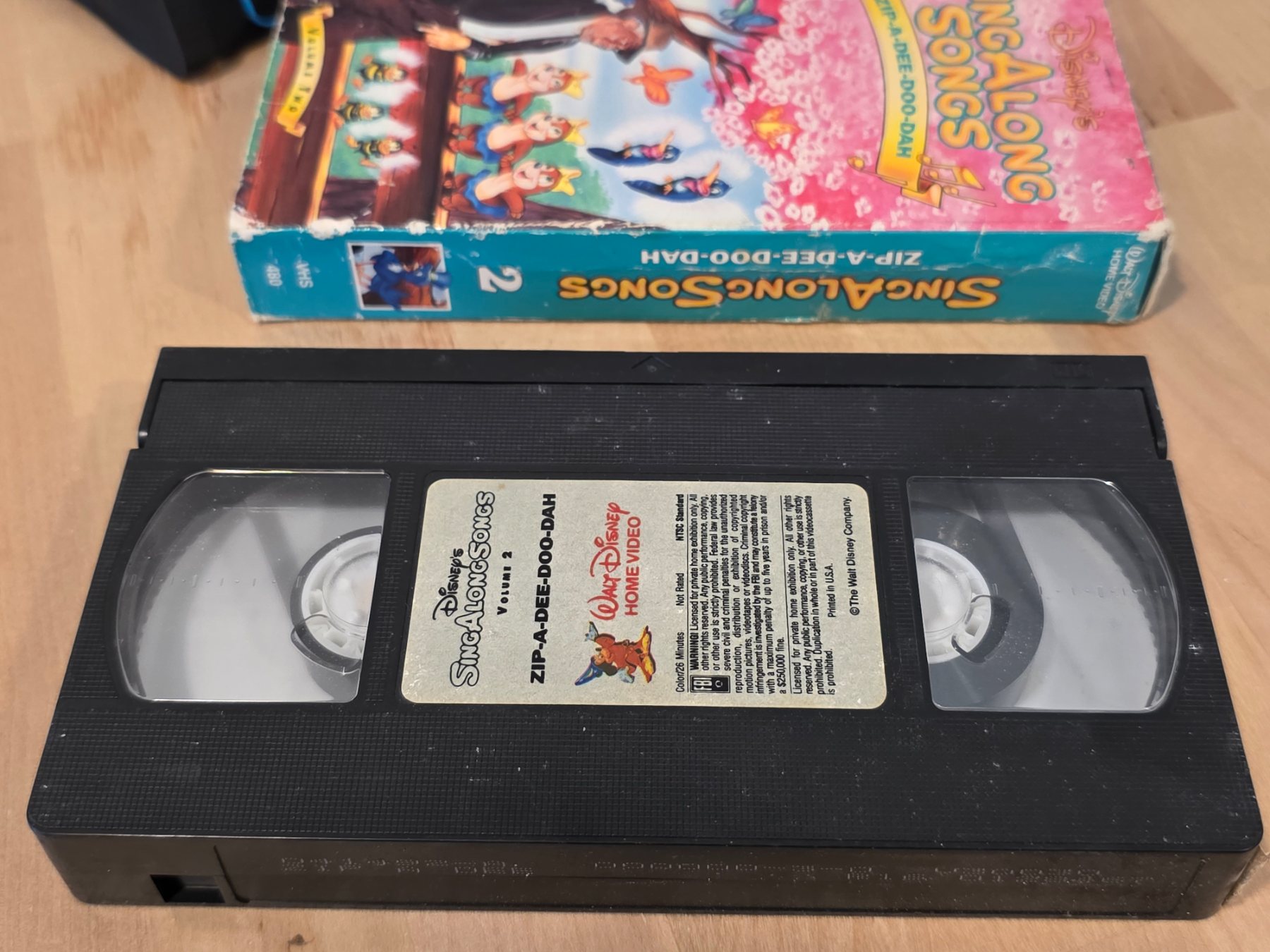 Disney Sing-Along Songs Zip-A-Dee-Doo-Dah Vol 2 VHS Walt Disney Home Video - Image 4