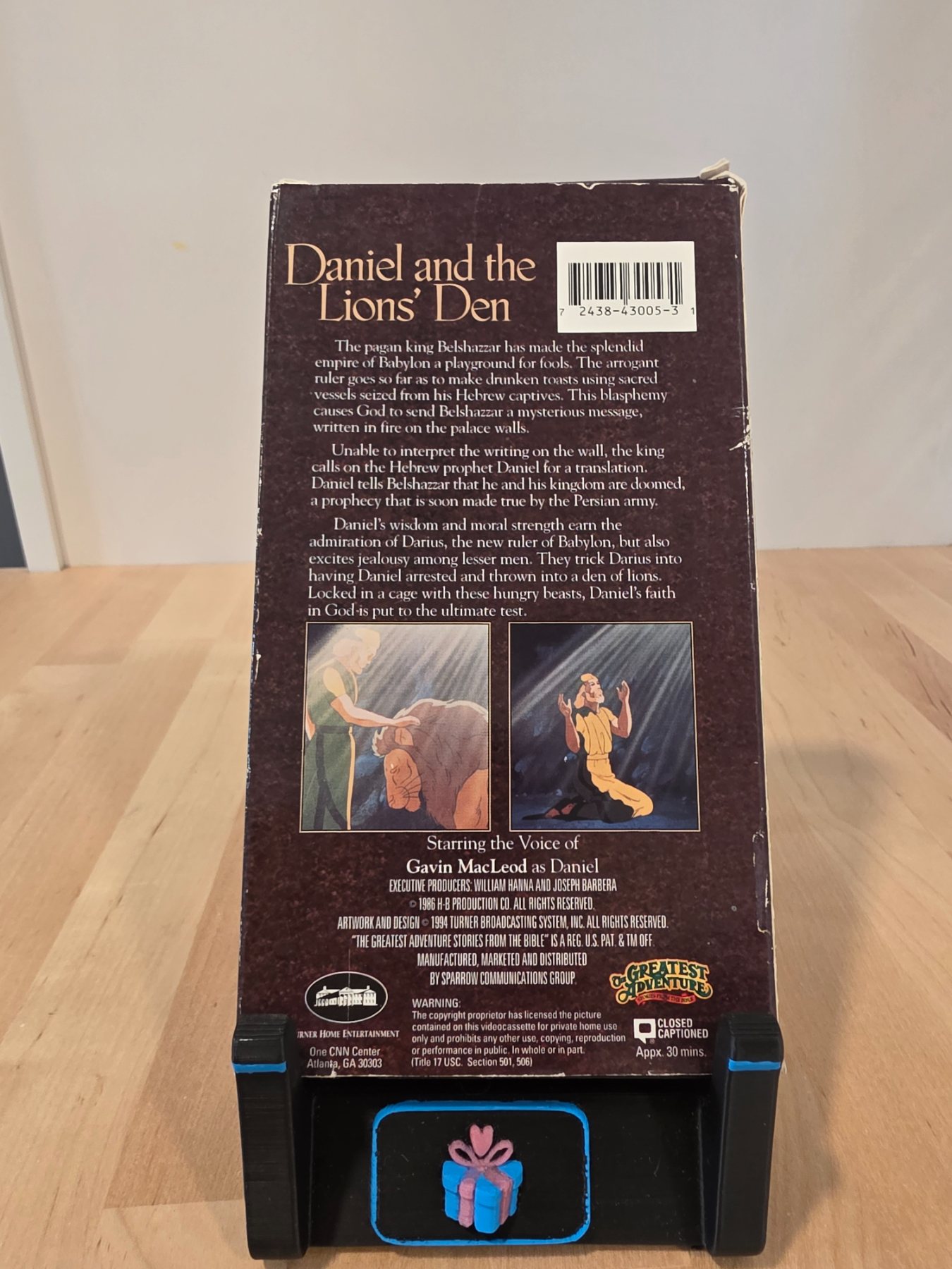 Daniel and the Lions' Den The Greatest Adventure Stories from the Bible VHS - Image 2