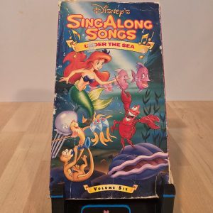 Disney Sing-Along Songs Vol. 6 Under the Sea VHS 1990 Little Mermaid