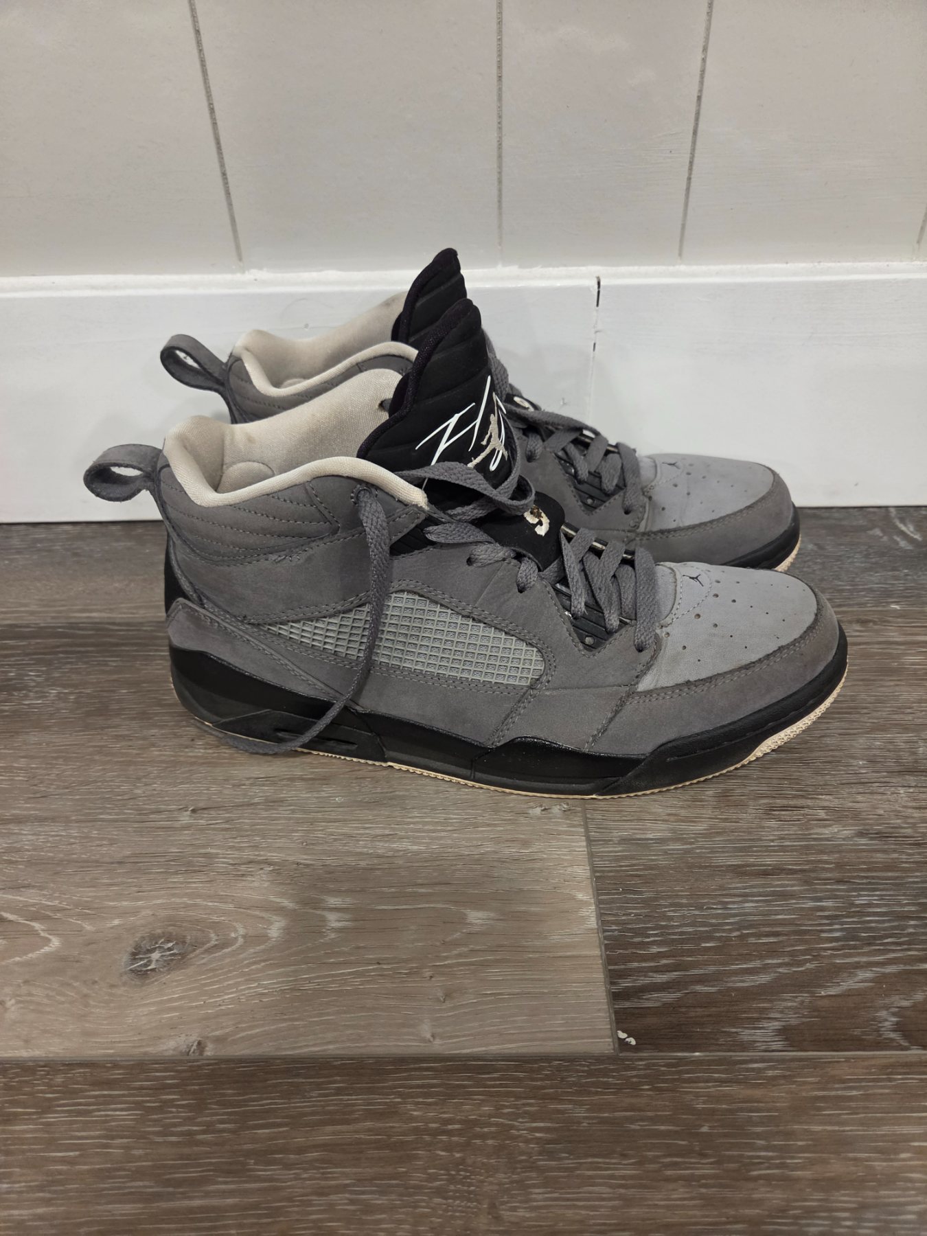 Nike Air Jordan Flight 9 Men's 10.5 Cool Grey Black 395553-005 Y2K - Image 6