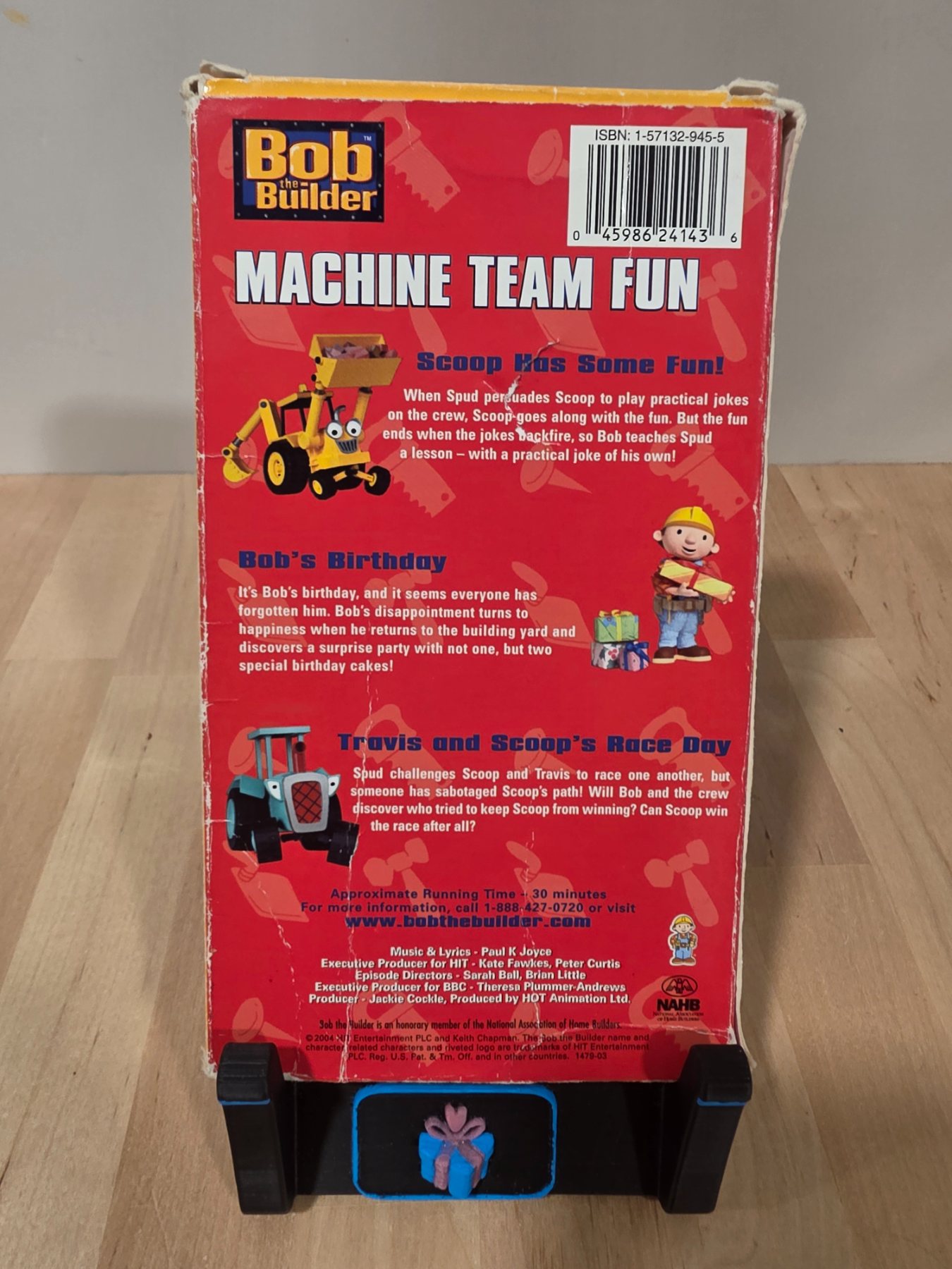 Bob the Builder Teamwork VHS in Machine Team Fun Case HiT Entertainment - Image 2