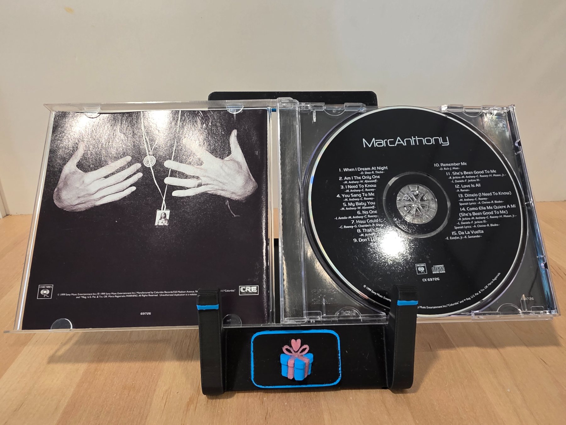 Marc Anthony Self-Titled CD 1999 Columbia CK 69726 Latin Pop - Image 3