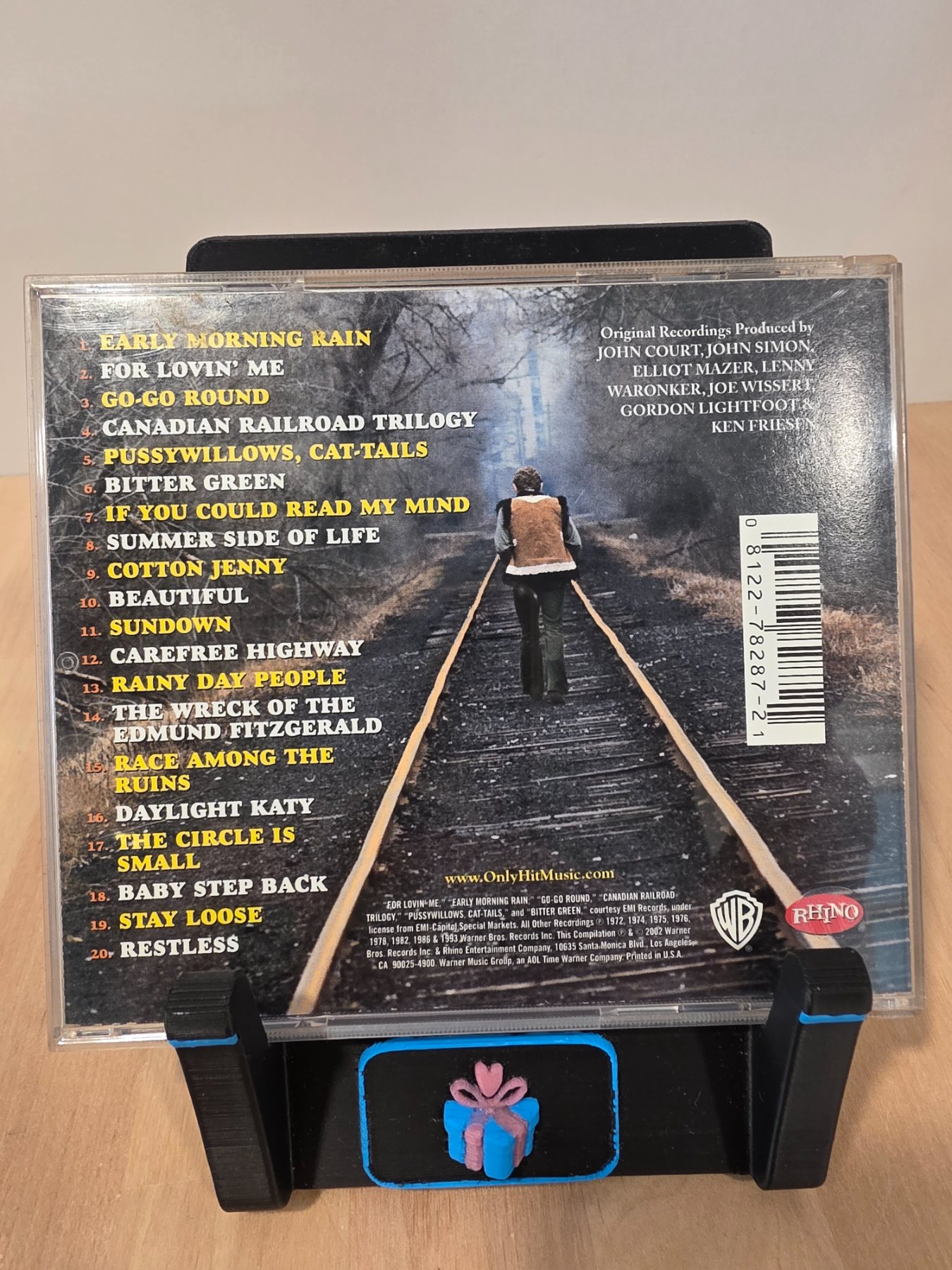 Gordon Lightfoot Complete Greatest Hits CD 2002 Rhino 20 Tracks - Image 2