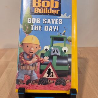 Bob the Builder Bob Saves the Day VHS 2002 Yellow Clamshell HIT