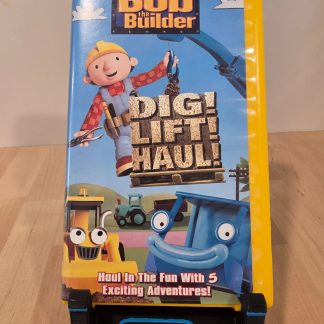 Bob the Builder Dig! Lift! Haul! VHS 2004 Yellow Clamshell 5 Episodes