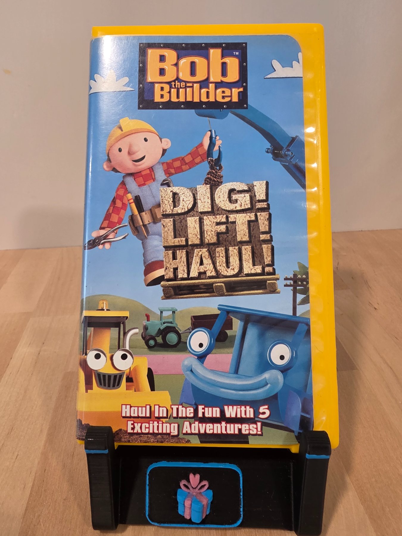 Bob the Builder Dig! Lift! Haul! VHS 2004 Yellow Clamshell 5 Episodes