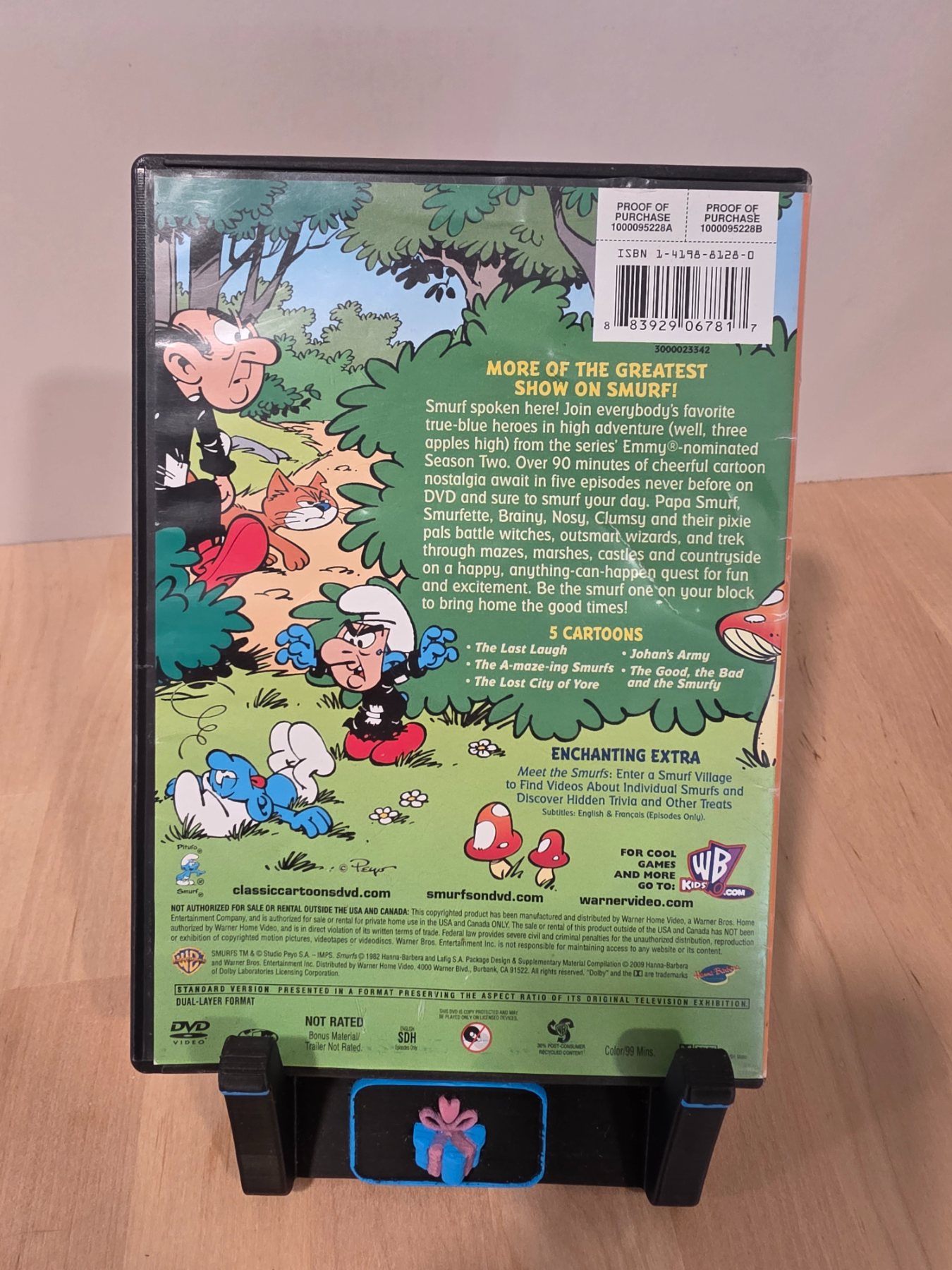 The Smurfs Volume Two Smurfy Tales DVD 2009 Hanna-Barbera Kids Collection - Image 2
